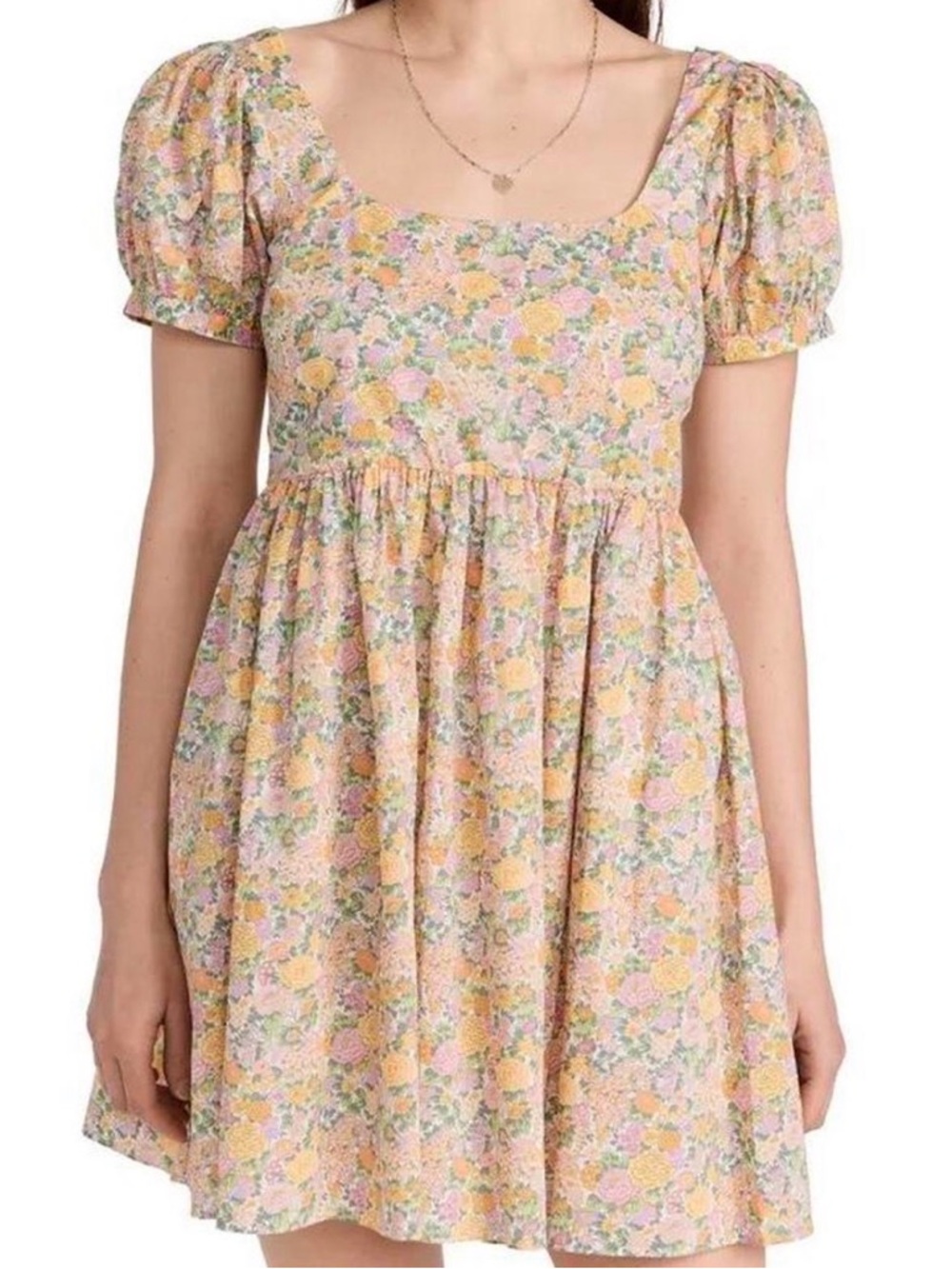 LoveShackFancy x Liberty Floral Printed Mini Dress